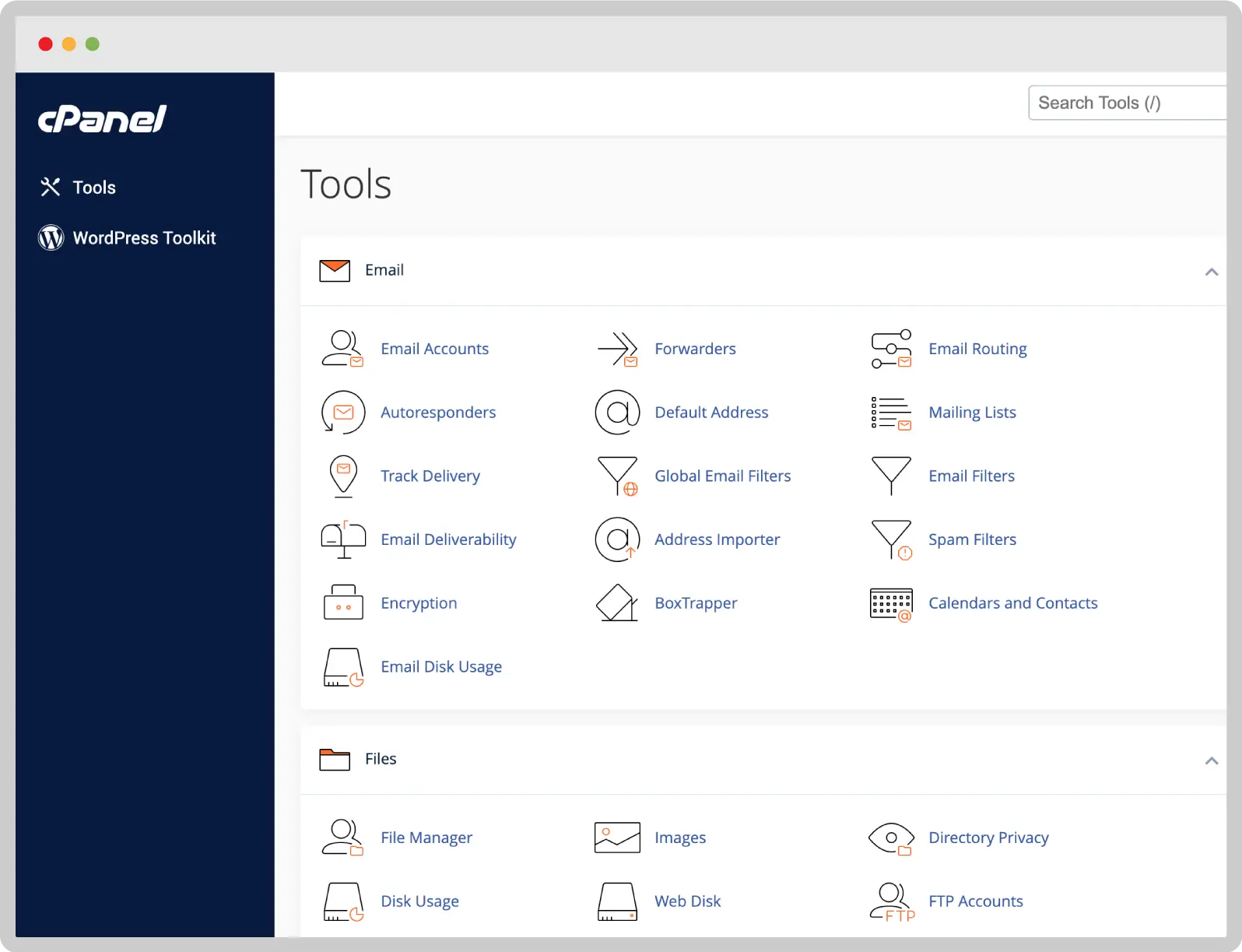 Free cPanel control panel 